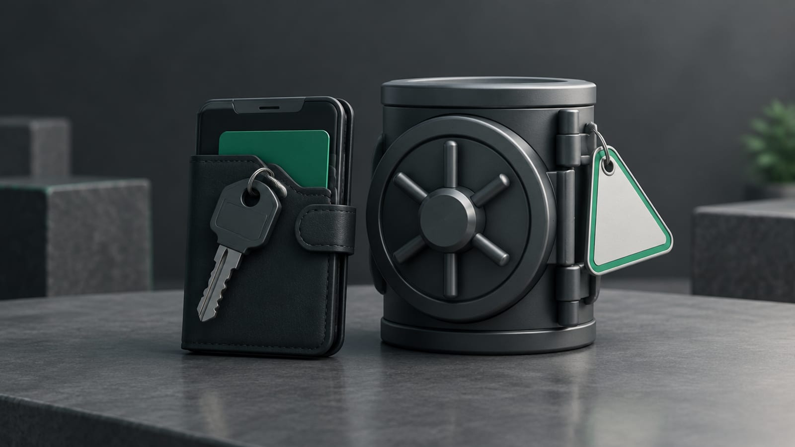 Self-custody money app with an earn vault and no deposit insurance